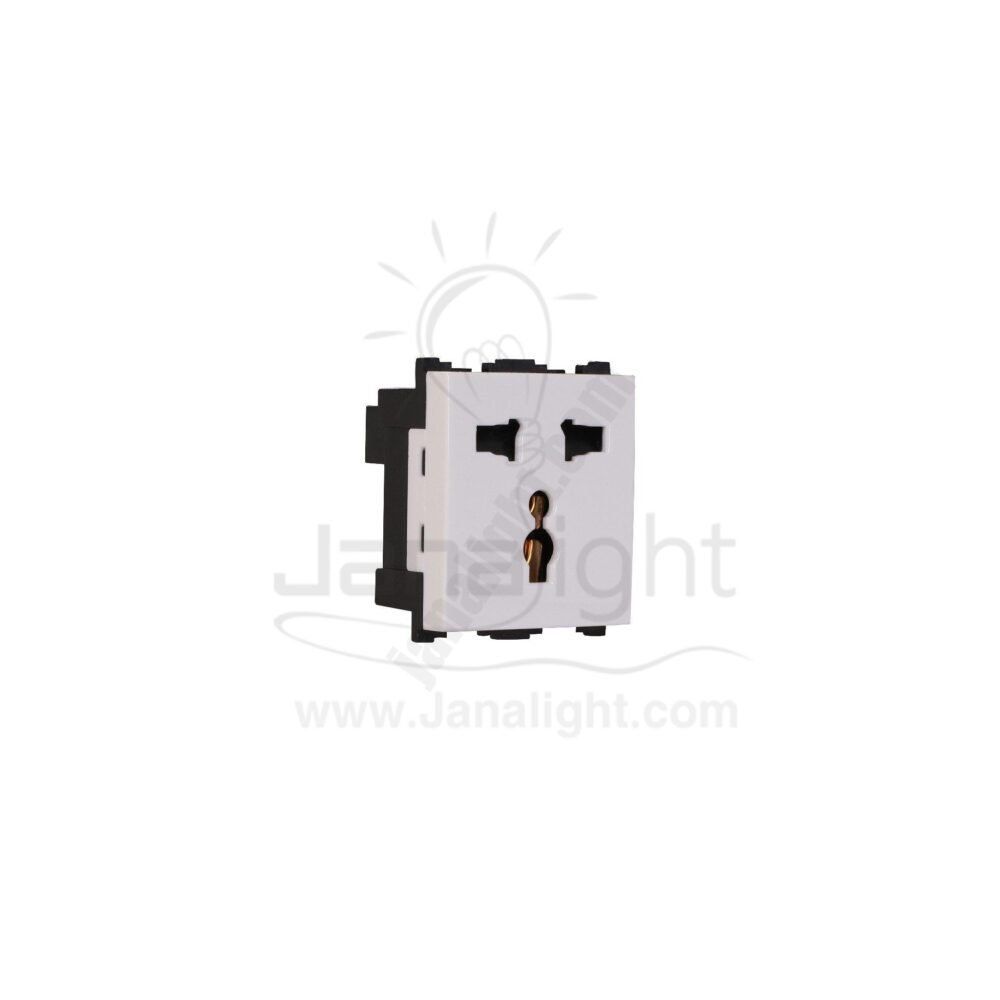 بريزة انكليزي ابيض SANSHE Socket universal SANSHE white